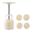 DIY Mooncake Mold Set – 8 Interchangeable Stamps Hand Press
