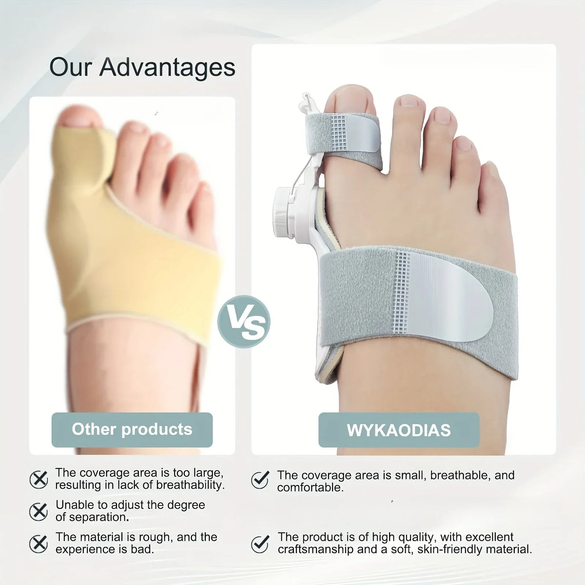 Adjustable Toe Alignment Orthotic Corrector | Cushion Support