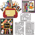 54 Pc Cosmetic Flower Bag Cutting Dies – DIY Scrapbooking Set