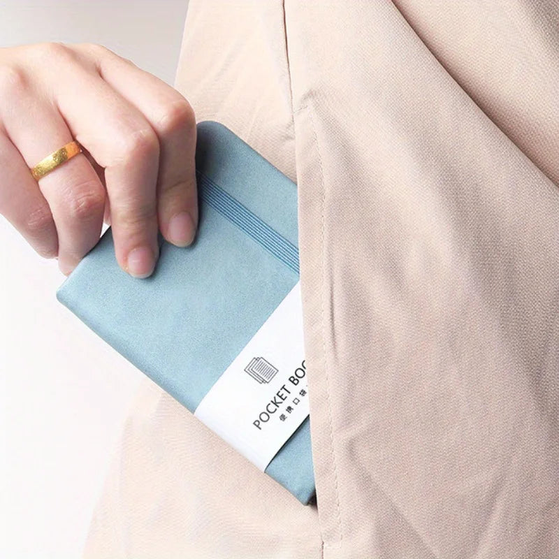 3-Pack A7 Pocket Notebooks – 100 Sheets, Elastic Closure