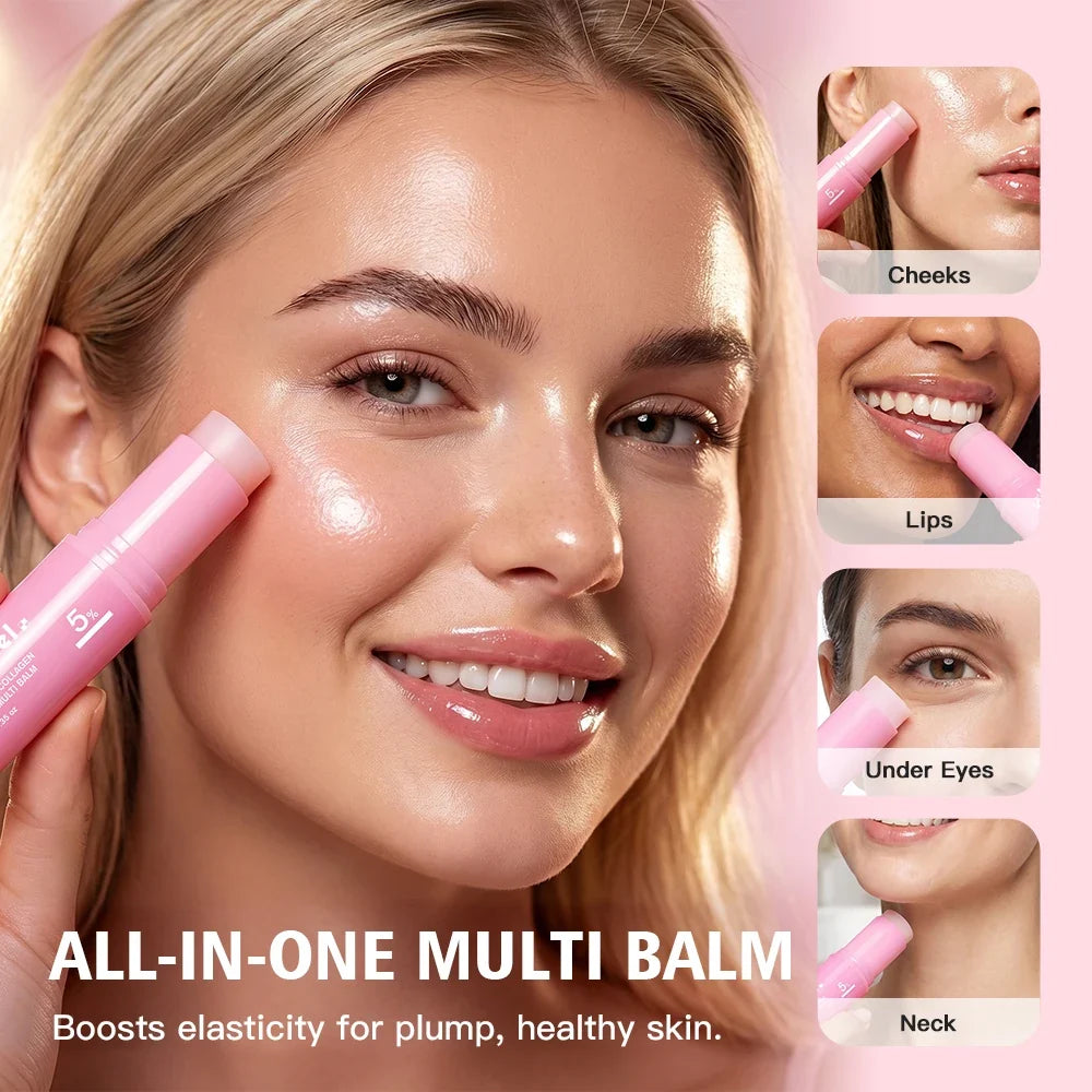 PDRN Pink Collagen Balm & Jelly Face Cream Skincare Set