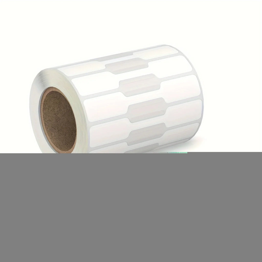 Self-Adhesive Dumbbell Jewelry Price Tags – Blank White Labels