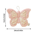 Butterfly Hand Towels – Soft Absorbent Coral Fleece Hanging Towel