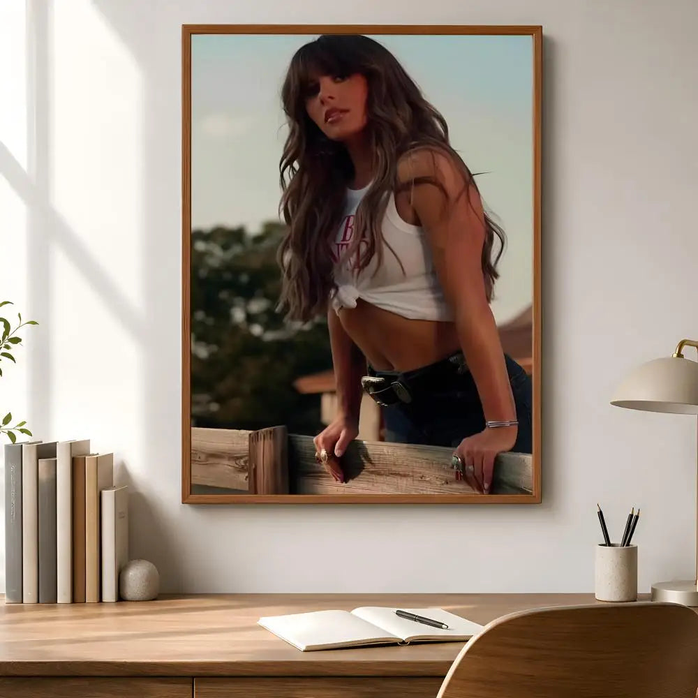 Ella Langley Peel-and-Stick PVC Wall Poster – HD Music Art
