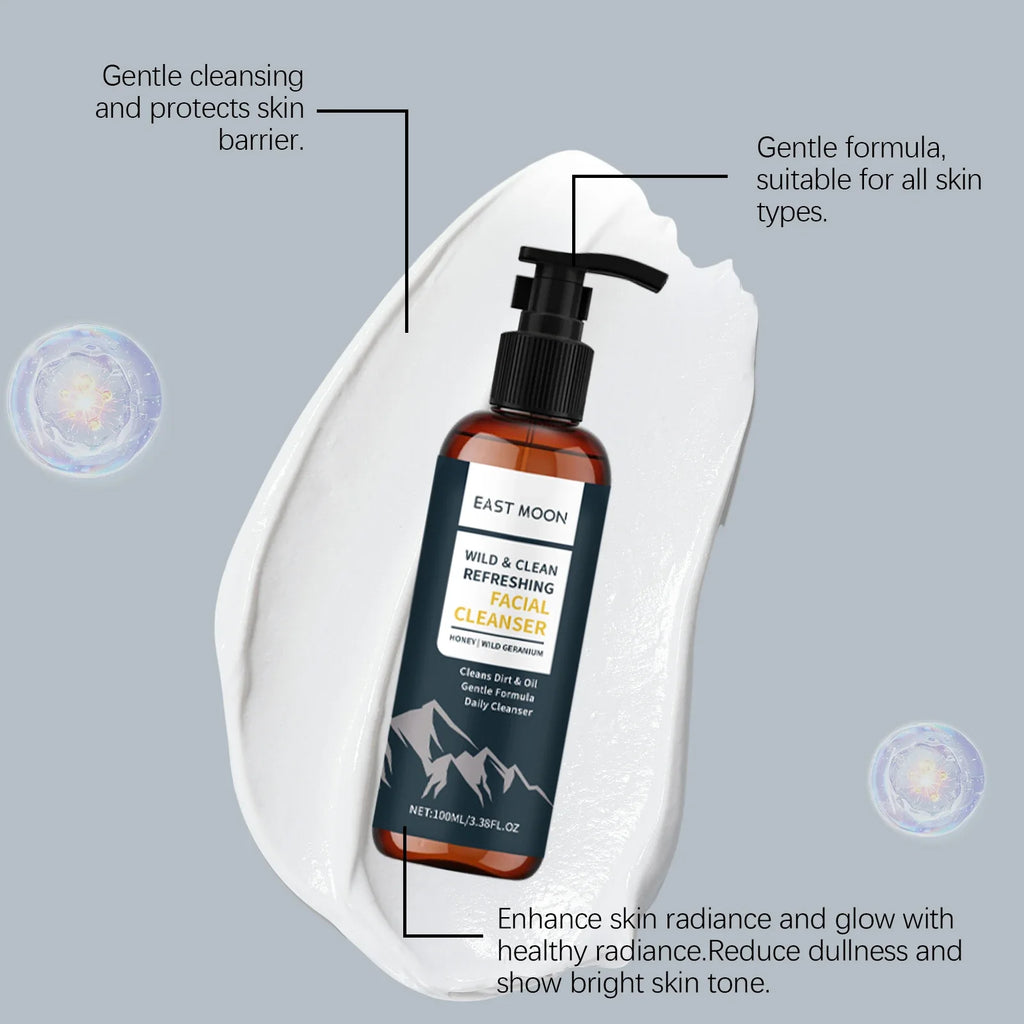East Moon Men's Nourishing Face Cleanser | Oil Control 100ml
