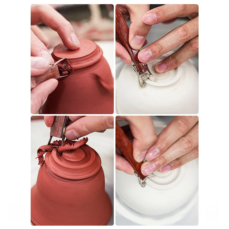 Pottery Clay Trimming Tool – Ceramic Ring Foot Scraper