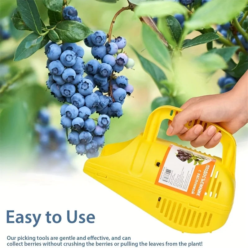 Easy-grip Blueberry Picker Tool Portable Fruit Harvesting Device