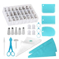 78-Piece Cake Decorating Set – Piping Bags, Tips & Nozzles