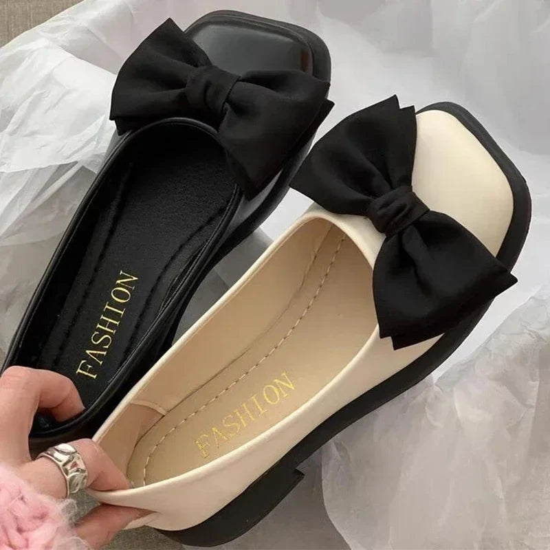 Women's Mary Jane Pumps – Square Toe Lolita Butterfly Heels