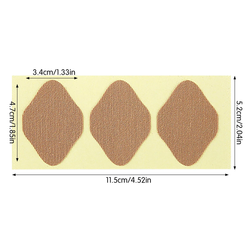 Transparent Heel Pads 30 Pcs – Anti-Blister Shoe Cushion Stickers