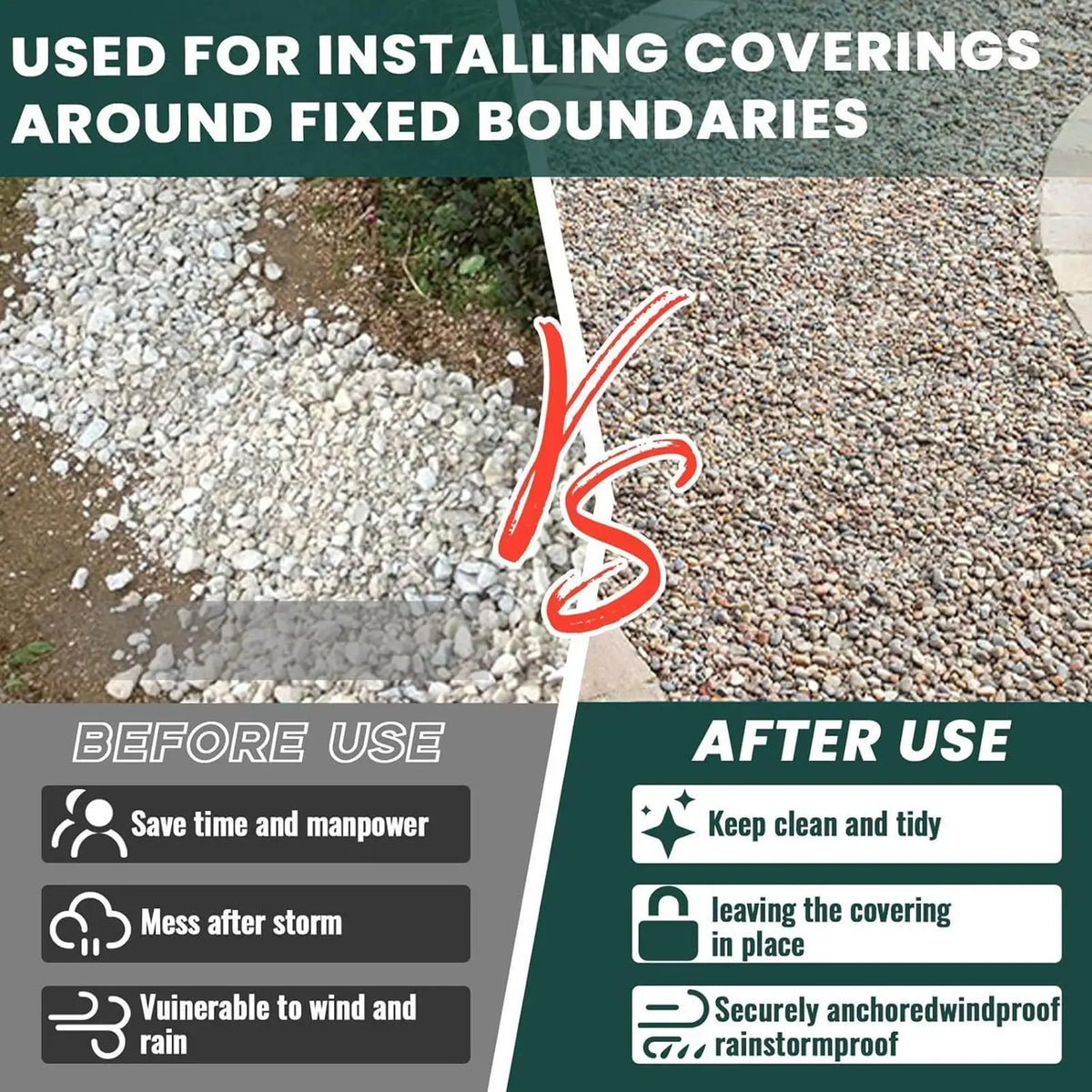 Rock Glue 64 oz – Strong Landscape Stone & Gravel Adhesive