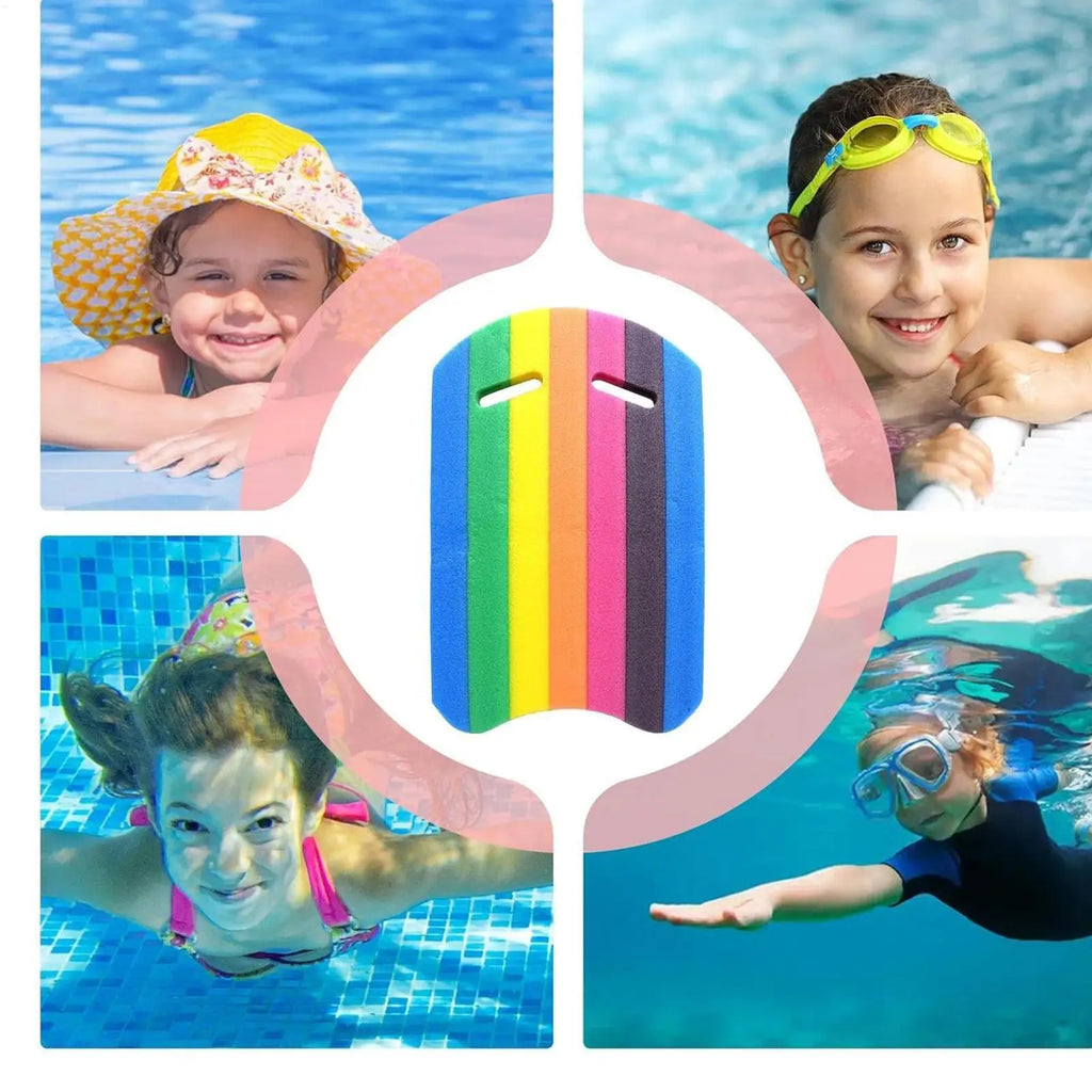 EVA Swim Kickboard for Kids & Adults – Lightweight Pool Trainer