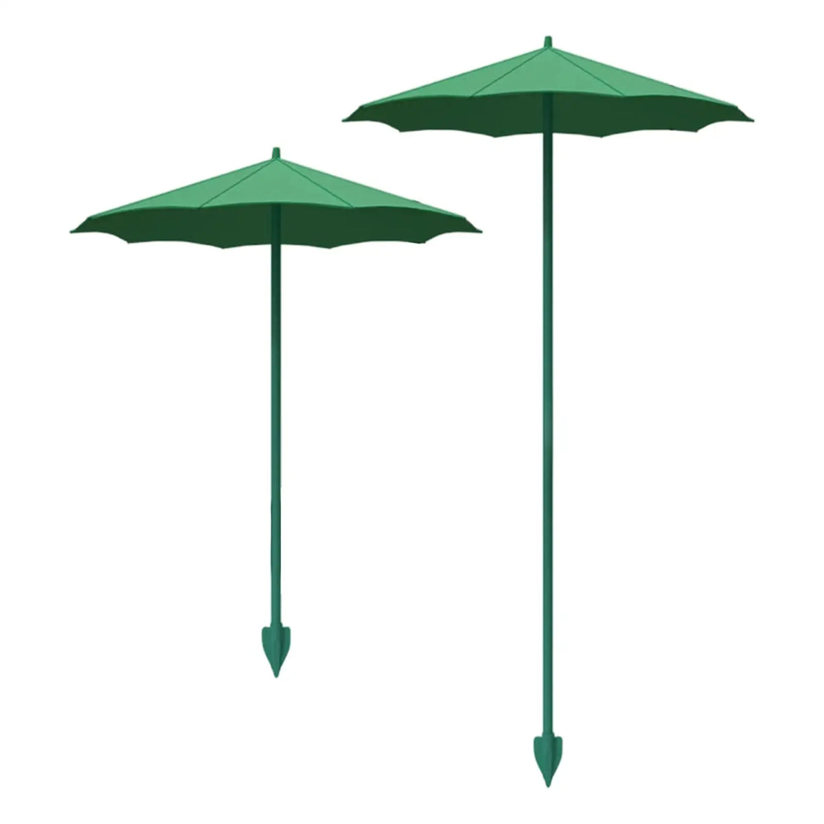 3-Pack Adjustable Garden Plant Umbrellas | UV Sun Shade Parasol