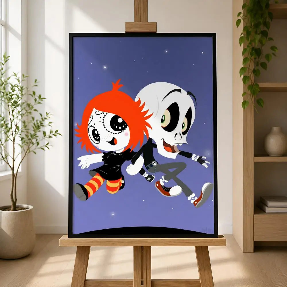Ruby Gloom Waterproof PVC Wall Poster – Peel & Stick HD Art