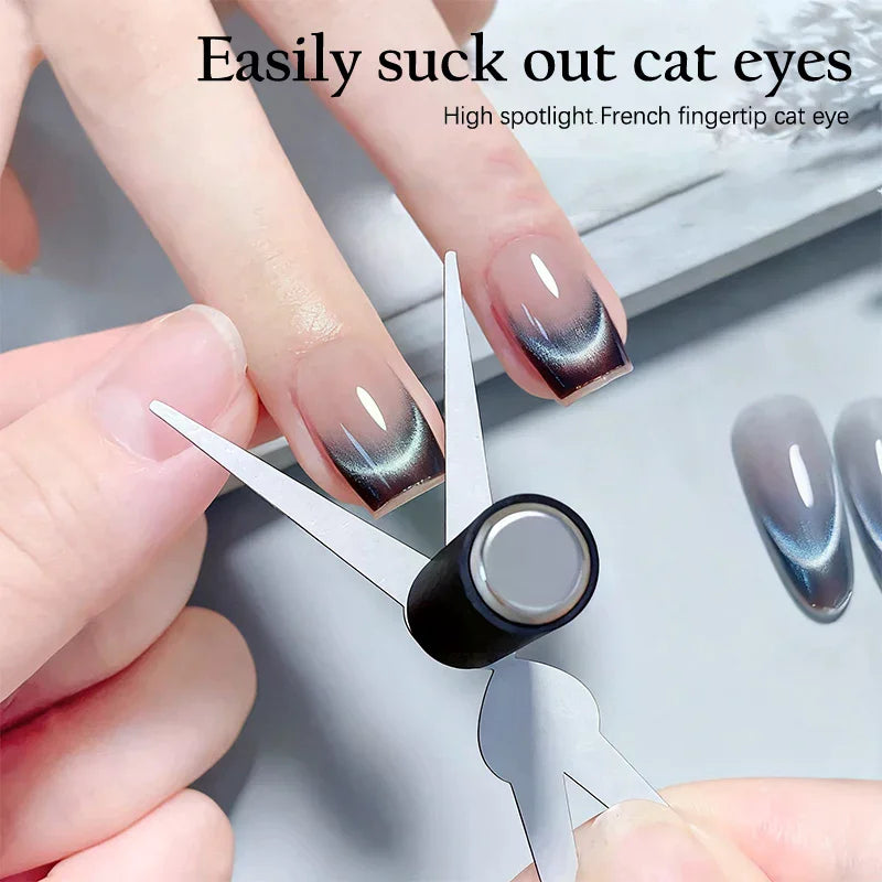 Cat Eye Nail Magnet Tool – Dual-Ended Y-Plate for Gel Polish
