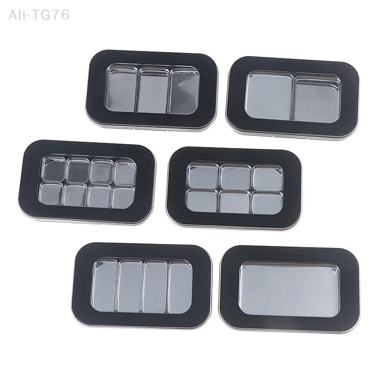 DIY Magnetic Empty Makeup Palette with Mirror – 1–8 Grids