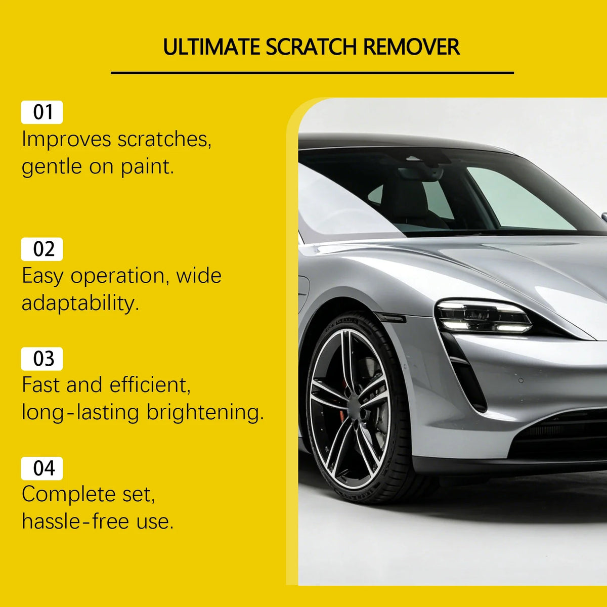 Car Scratch Remover & Polish Kit – Restore Paint & Shine