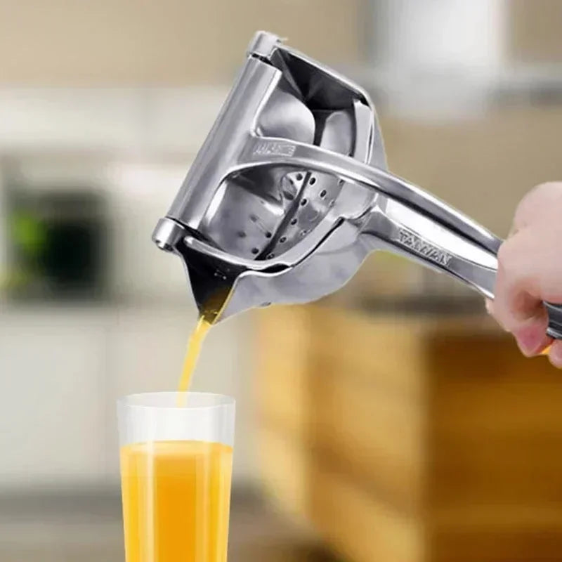 Portable Manual Citrus Juicer – Aluminum Alloy Hand Press Squeezer