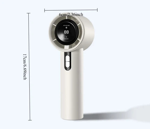 URGGU Handheld Mini Fan 3000mAh | 100 Speeds USB Rechargeable