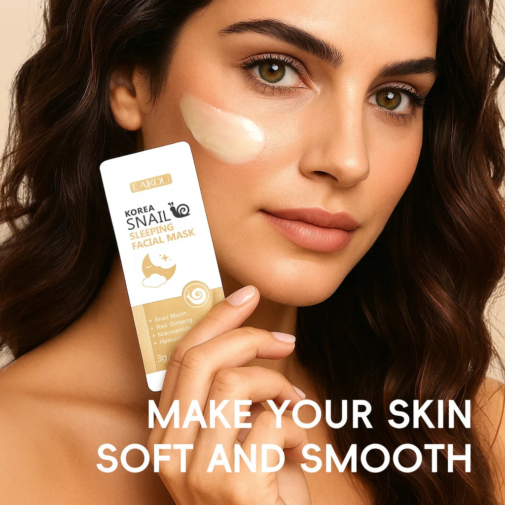 LAIKOU 7pc Sleeping Face Mask Set – Hydrating Night Skin Care