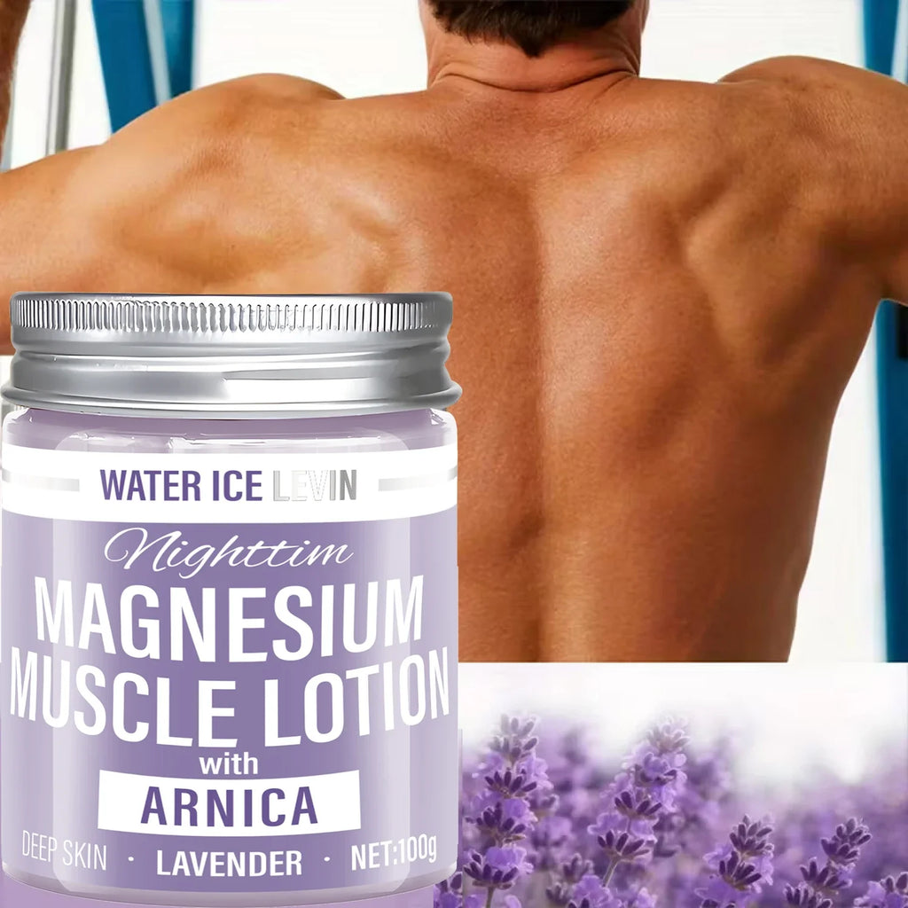Magnesium Muscle Lotion – Hyaluronic Acid & Lavender 100g