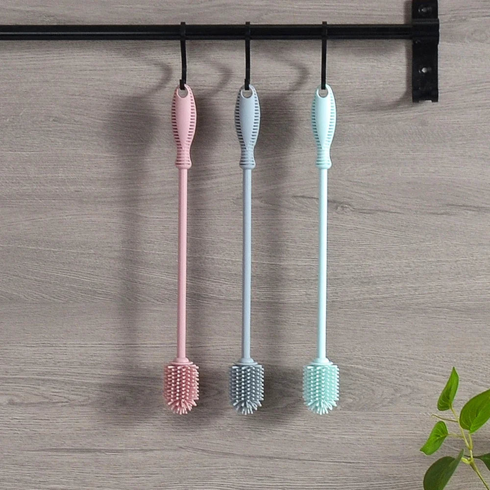 Silicone Baby Bottle Brush Set – Long Handle, BPA-Free