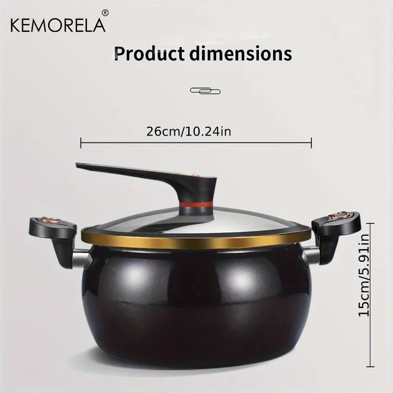 KEMORELA 7L Non-Stick Soup Pot 26cm – Induction & Gas Stove