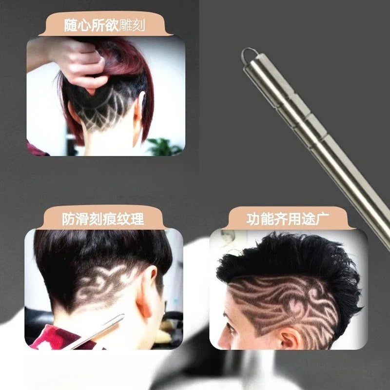 Barber Hair Carving Pen – Eyebrow & Beard Sculpting Razor