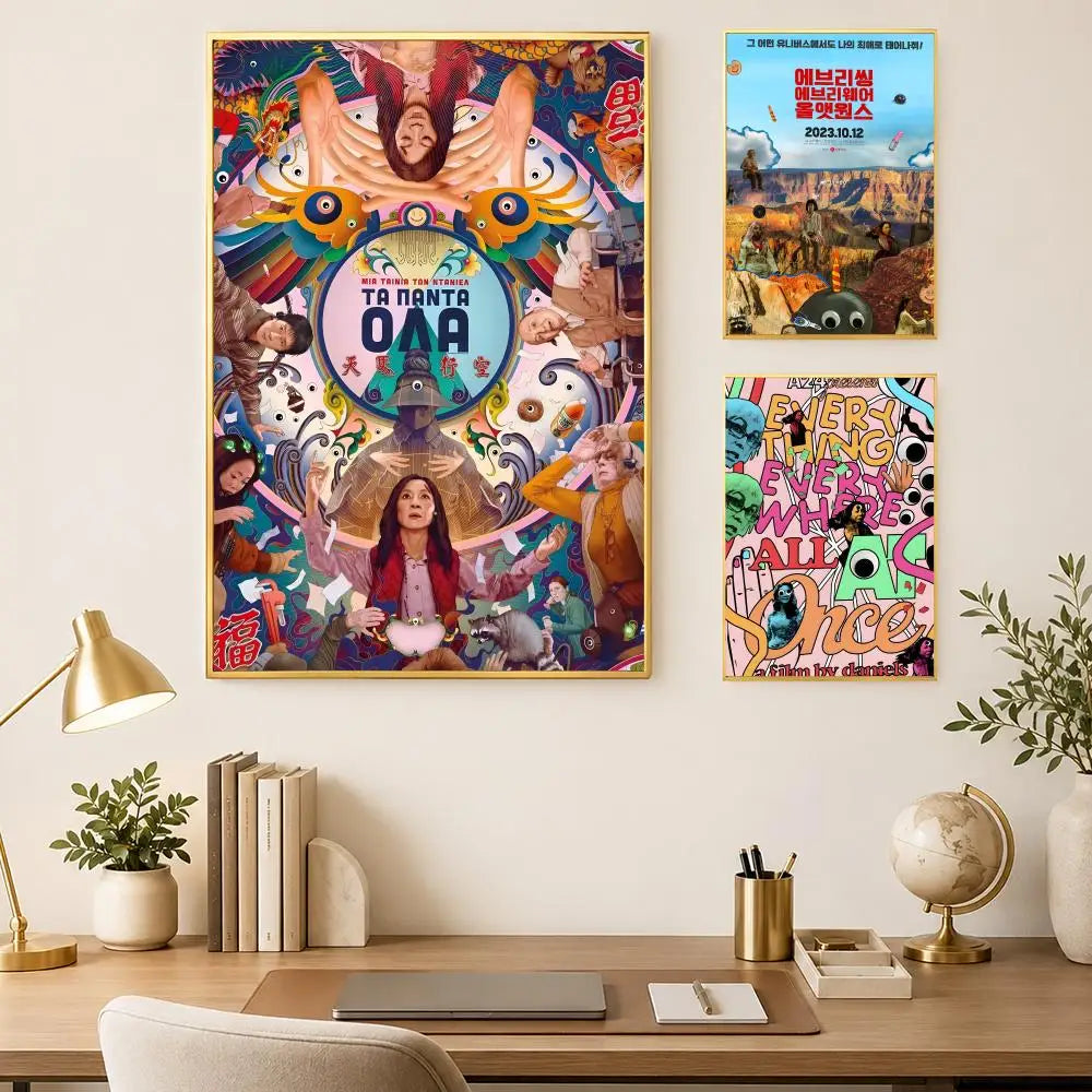 Everything Everywhere All at Once HD PVC Self-Stick Wall Poster