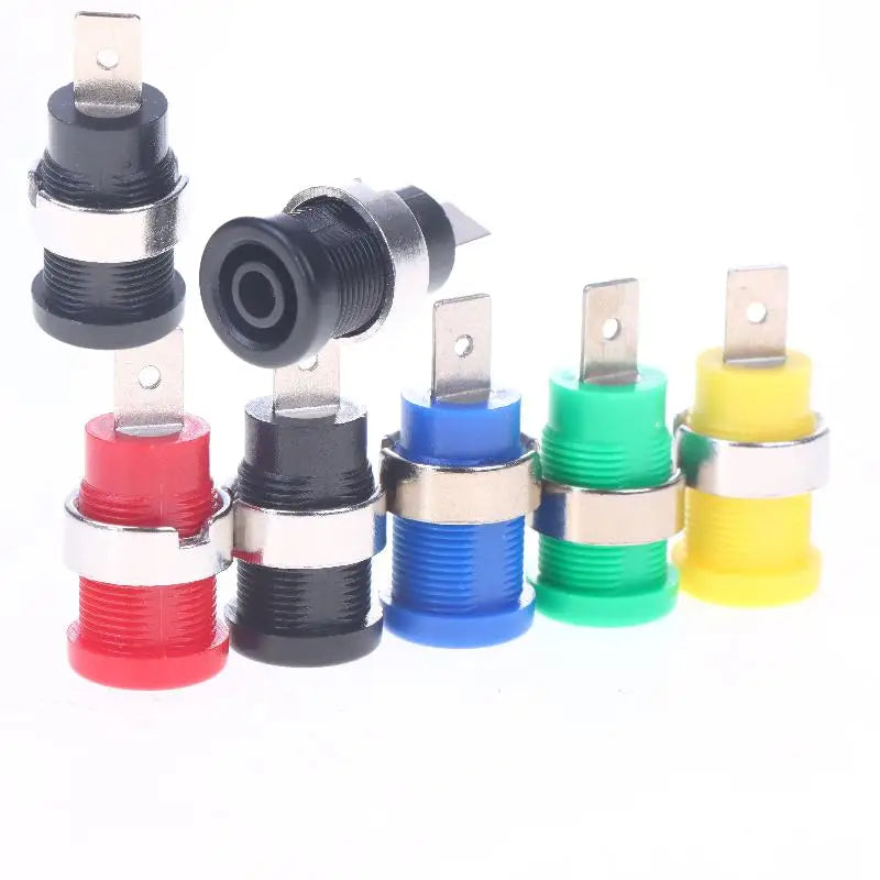 10-Pack 4mm Banana Female Jack Panel Mount Binding Post Sockets