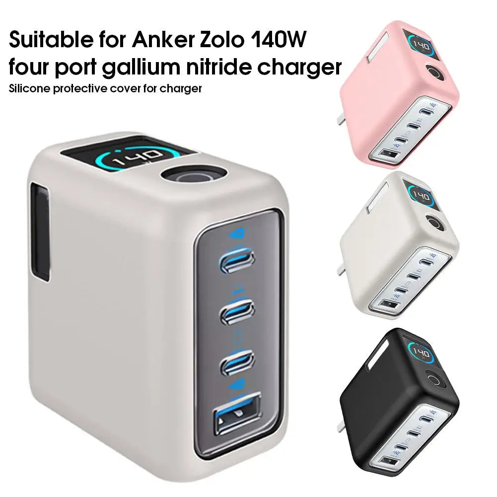 Anker Zolo 140W Four-port Gallium Nitride Charger Silicone Protective