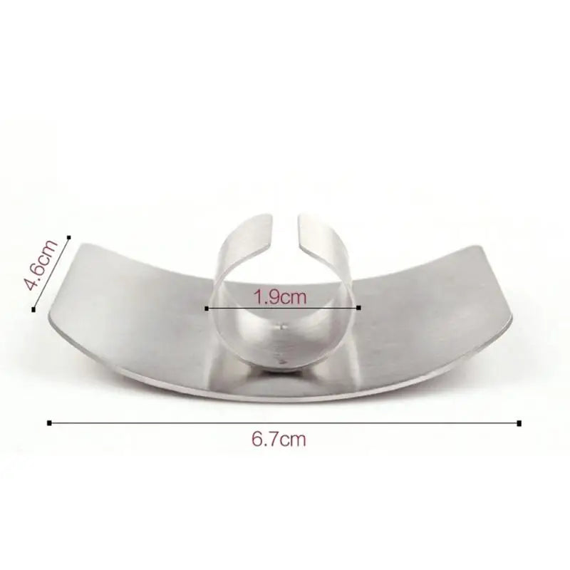 Stainless Steel Finger Guard – Kitchen Safety Cutting Tool