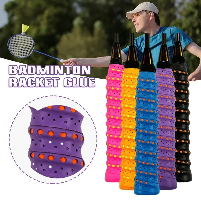 Tennis Racket Grip Tape 110cm Stretchy PU Anti-Slip Handle Wrap