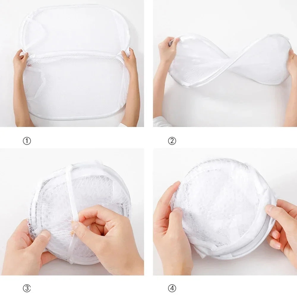 Foldable Ventilated Laundry Basket – Large Capacity & Portable