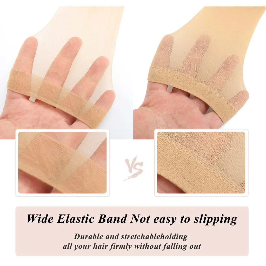 HD Invisible Wig Cap – Ultra-Thin Nylon Stocking Cap for Lace Wigs