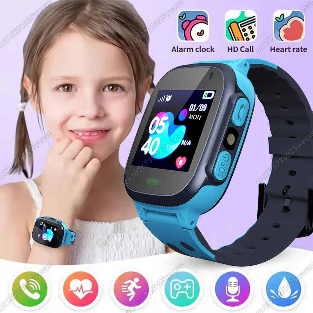 Kids GPS Smart Watch | SOS Calling, Flashlight, Waterproof