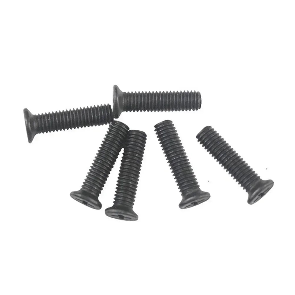 6Pcs M5/M6 x 22mm Left-Hand Thread Screws for Drill Chuck Adapter