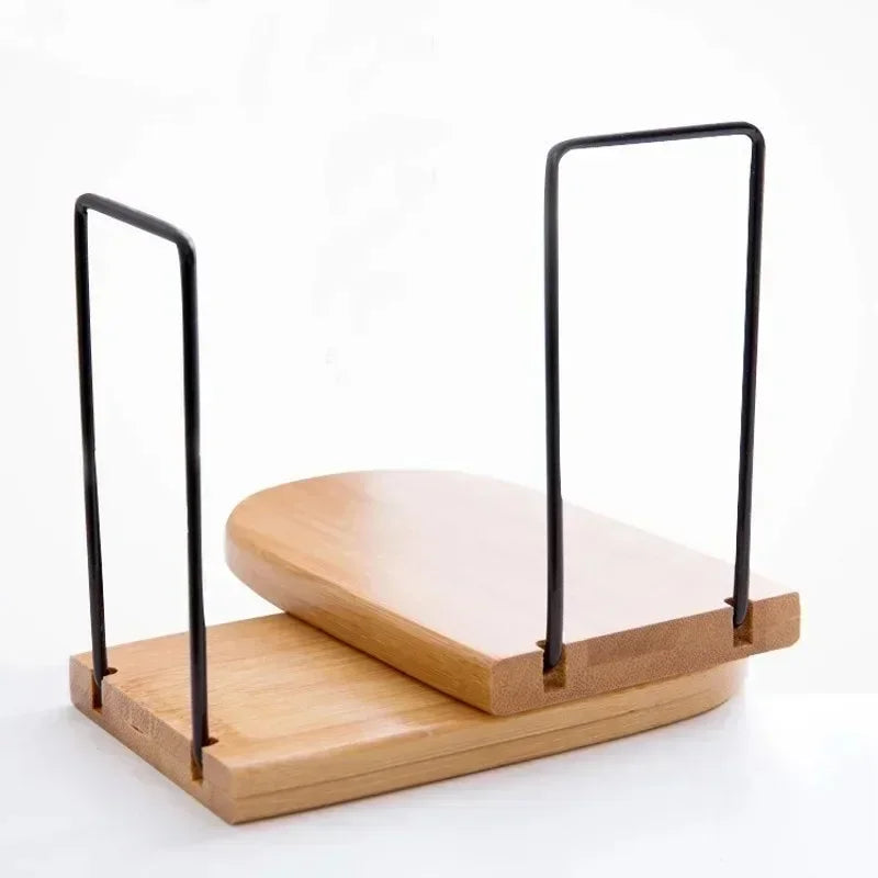 Wood Desktop Bookend Holder – Simple Style Desk Organizer