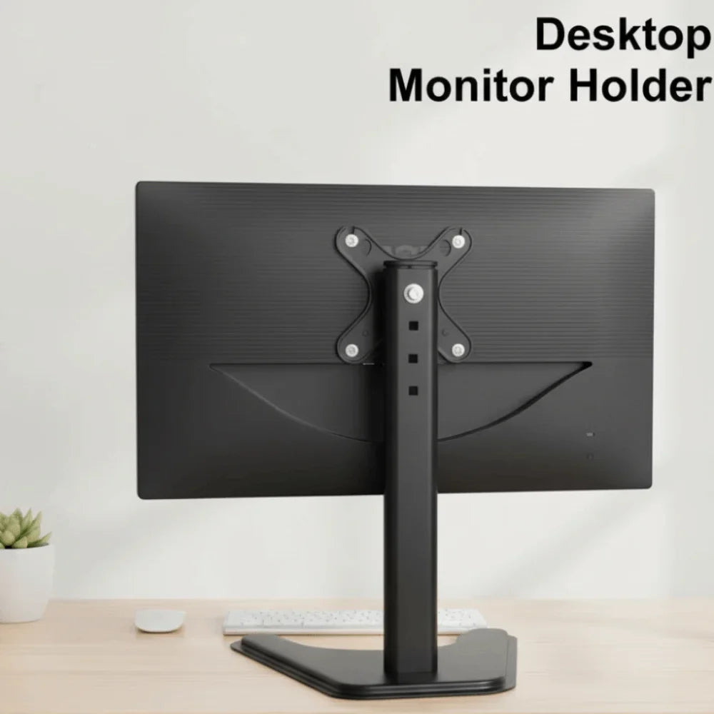 Adjustable Monitor Stand 14–32" | Metal Desktop Screen Riser