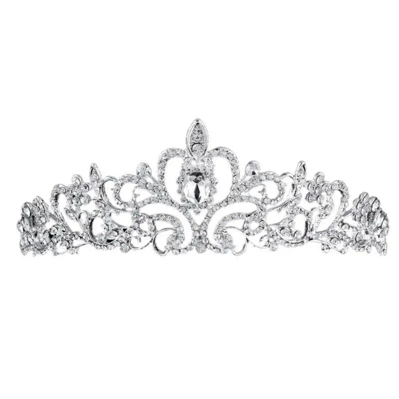 Luxury Diamond Crown Tiara – Bridal Wedding Princess Headpiece