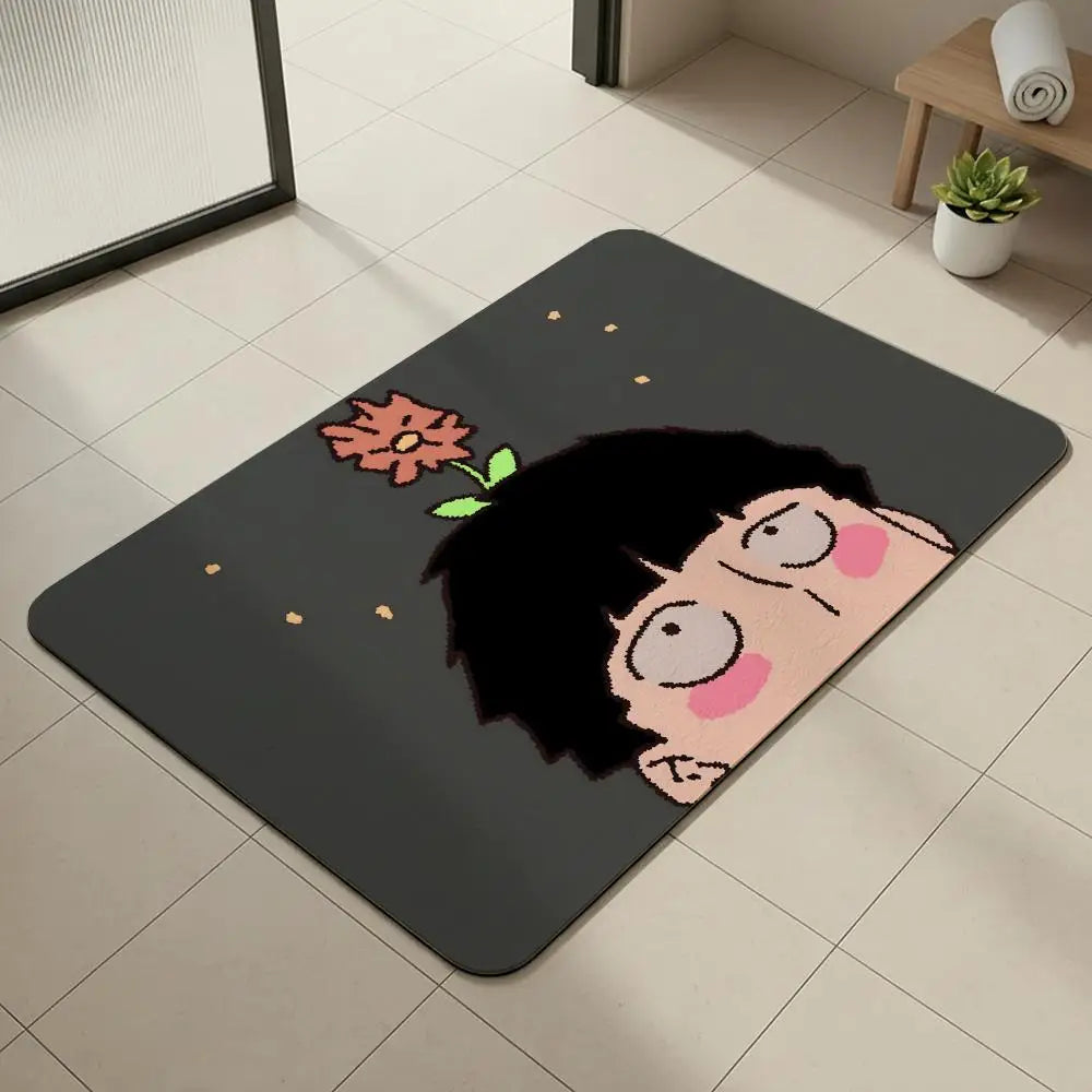 Mob Psycho 100 Diatomite Bath Mat – Quick Dry & Anti-Slip