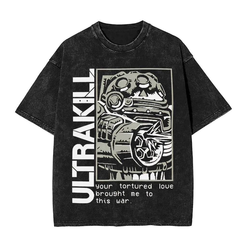 Oversized Hippie Graphic T-Shirt | Y2K Retro Cotton Tee for Men