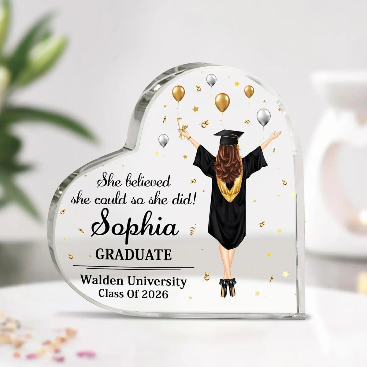 Class 2026 Acrylic Plaque Inspirational Graduate Gifts Her Graduation