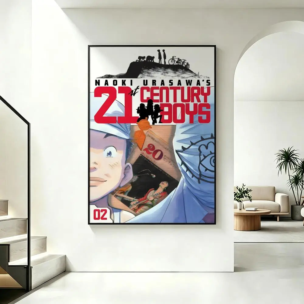 Anime 20th Century Boys HD Poster – Waterproof Sticky Wall Art