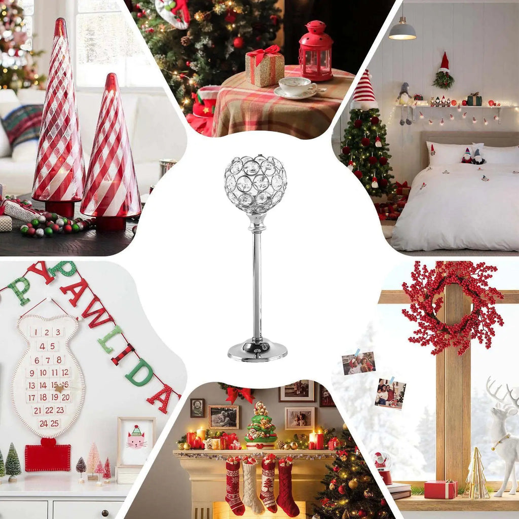 Elegant Vintage Crystal Candlestick Holders | Wedding & Home