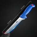 Ultra-Sharp Curved Boning Knife – Stainless Steel Butcher Blade