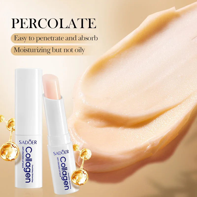 Sadoer Collagen Lip Balm – Moisturizing & Brightening Lip Care
