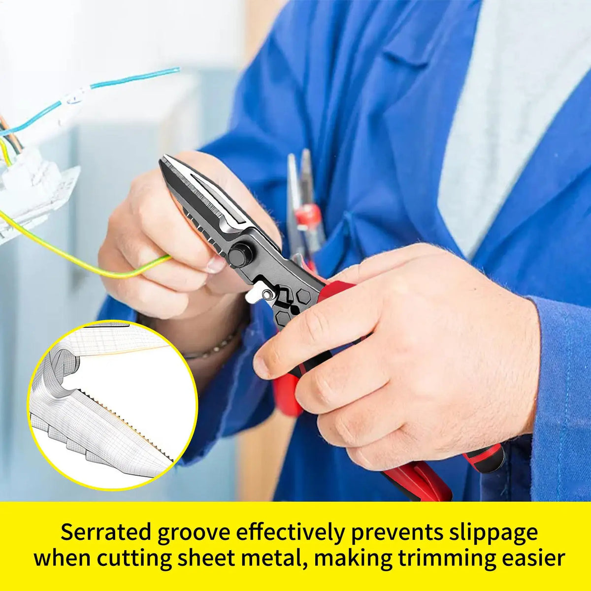 Aviation Metal Cutting Shears – Sheet Metal & Wire Snips