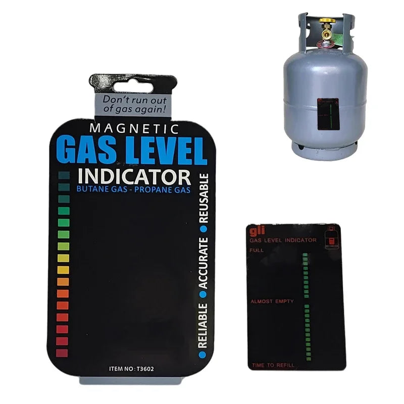 Magnetic Gas Cylinder Tool Tank Level Indicator Propane Butane LPG