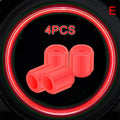 16 Luminous Car Valve Caps Mini Non-slip Air Rim Cover Glow Dark